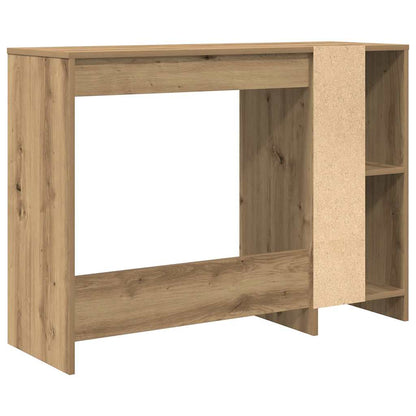 Elegant Oak Desk - 102.5x35x75 cm Engineered Wood Furniture