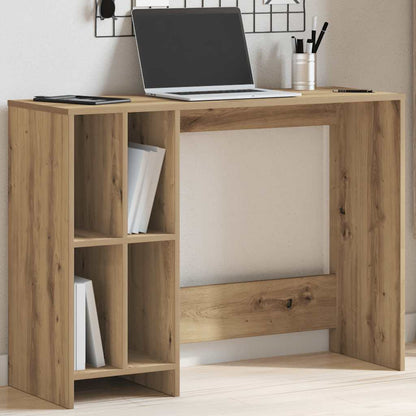 Elegant Oak Desk - 102.5x35x75 cm Engineered Wood Furniture