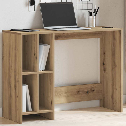 Elegant Oak Desk - 102.5x35x75 cm Engineered Wood Furniture