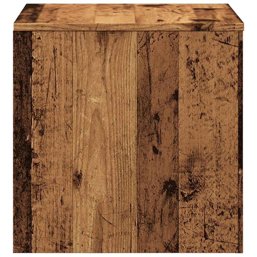 3-Piece Vintage Style Side Tables, Old Engineered Wood Finish