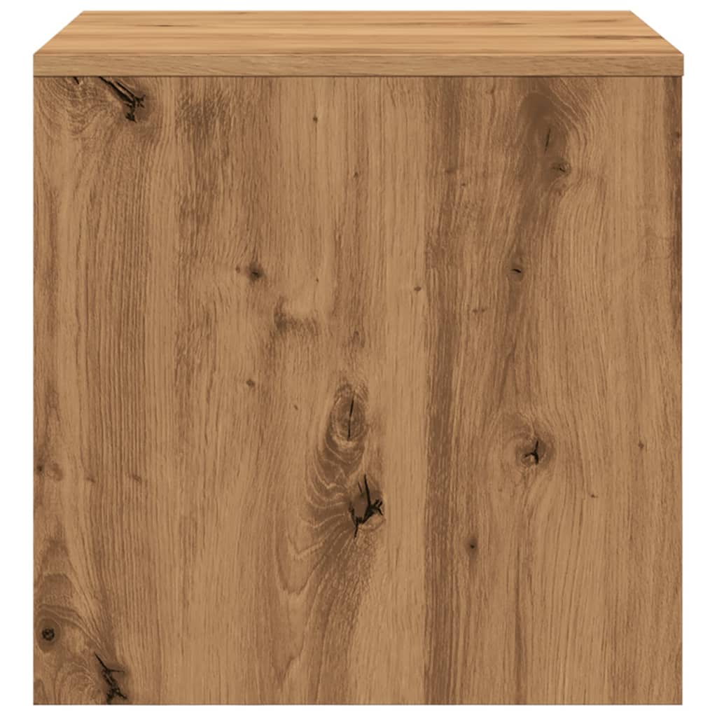 Artisan Oak Nesting Tables Set of 3 - Engineered Wood Elegance