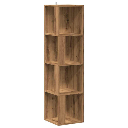Corner Cabinet Artisan Oak 33x33x132 cm Engineered Wood
