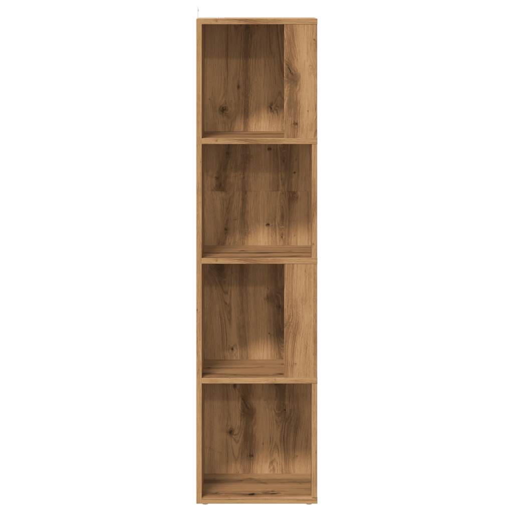 Corner Cabinet Artisan Oak 33x33x132 cm Engineered Wood