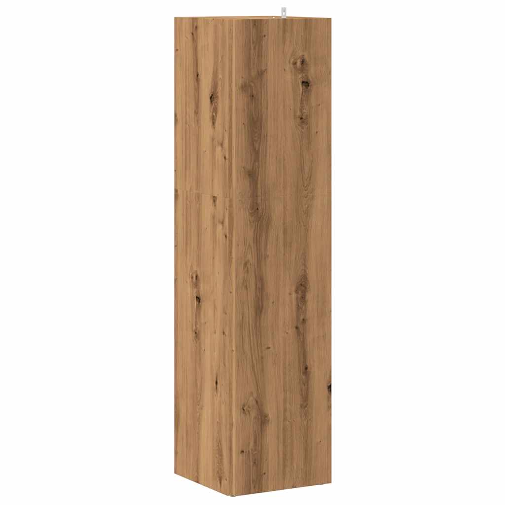 Corner Cabinet Artisan Oak 33x33x132 cm Engineered Wood