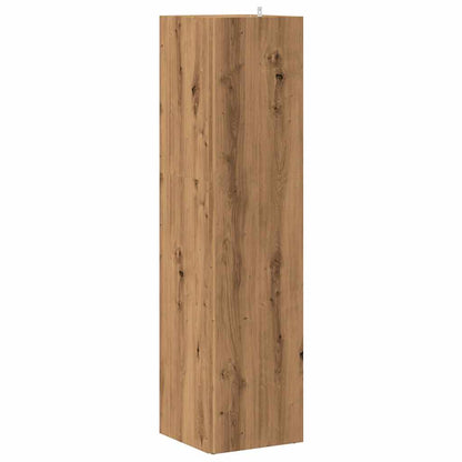 Corner Cabinet Artisan Oak 33x33x132 cm Engineered Wood