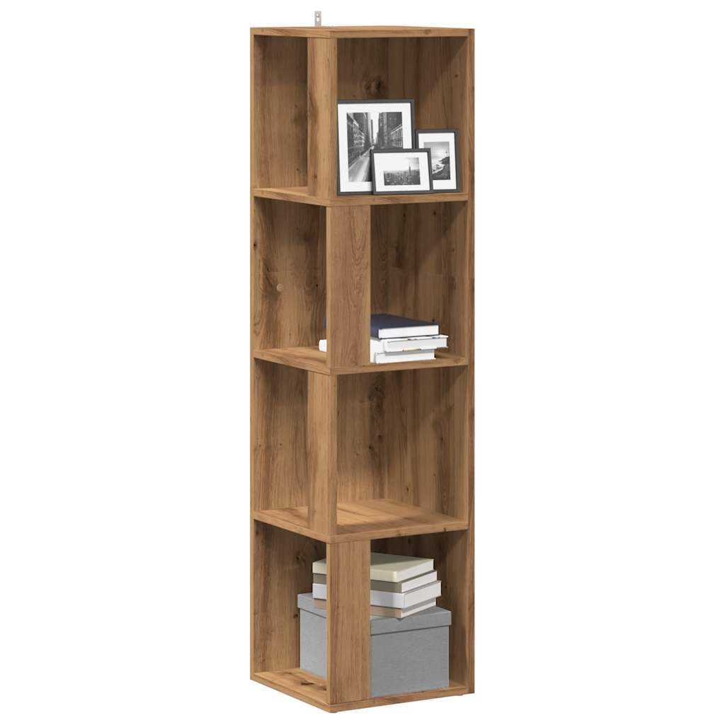 Corner Cabinet Artisan Oak 33x33x132 cm Engineered Wood