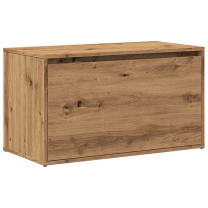 Artisan Oak Hall Bench - 80x40x45 cm Engineered Wood Design
