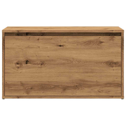 Artisan Oak Hall Bench - 80x40x45 cm Engineered Wood Design