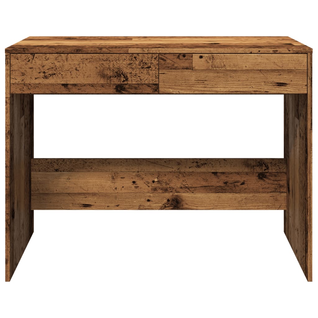 Rustic Engineered Wood Desk 101x50x76.5 cm - Classic Design