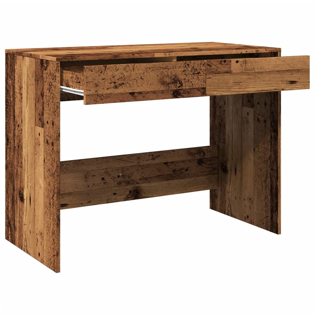 Rustic Engineered Wood Desk 101x50x76.5 cm - Classic Design