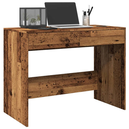 Rustic Engineered Wood Desk 101x50x76.5 cm - Classic Design