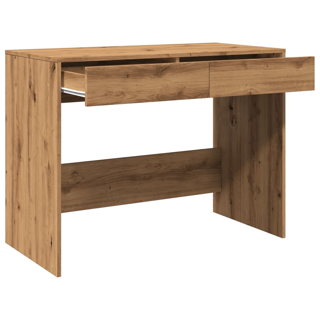 Oak Desk Artisan 101x50x76.5 cm - Engineered Wood Excellence