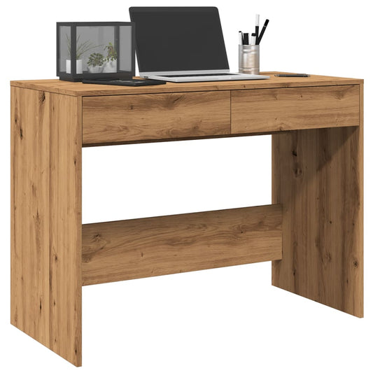 Oak Desk Artisan 101x50x76.5 cm - Engineered Wood Excellence