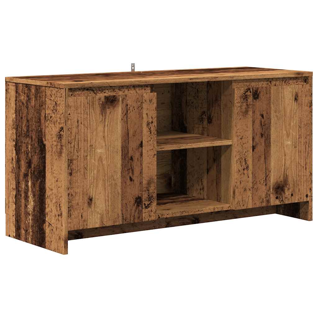 TV Cabinet Old Wood 102x37.5x52.5 cm Engineered Wood
