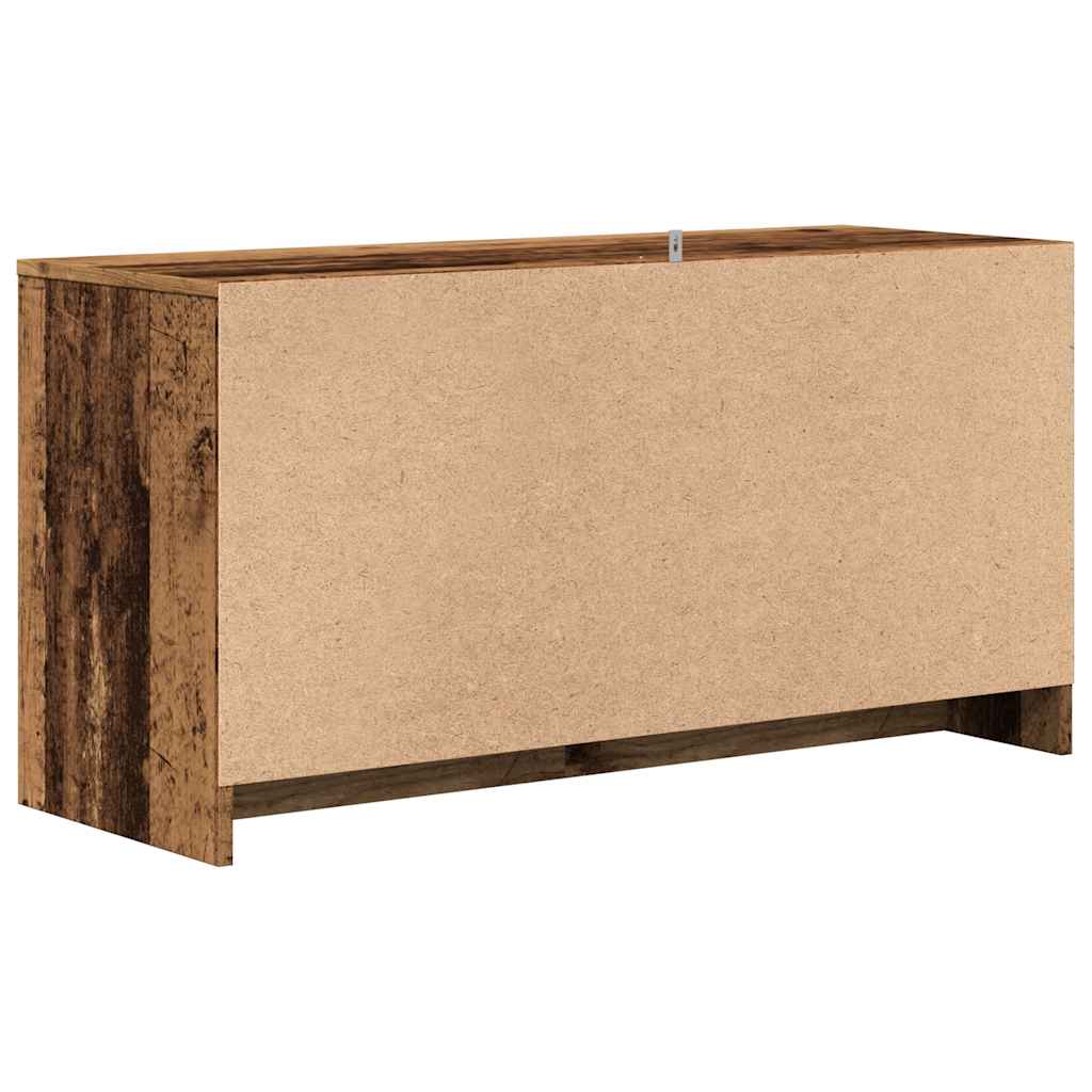 TV Cabinet Old Wood 102x37.5x52.5 cm Engineered Wood