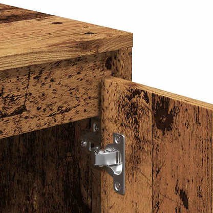 TV Cabinet Old Wood 102x37.5x52.5 cm Engineered Wood