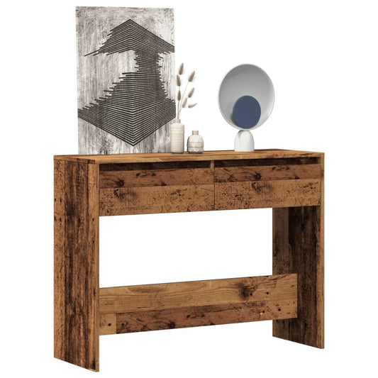 Vintage Console Table, 100x35x76.5 cm, Engineered Wood Finish