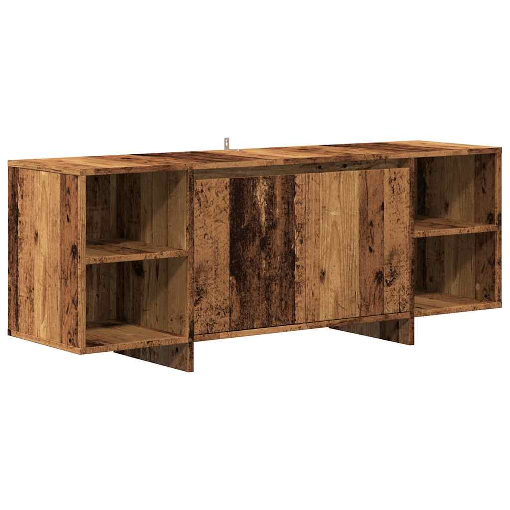 TV Cabinet Old Wood 130x35x50 cm Engineered Wood
