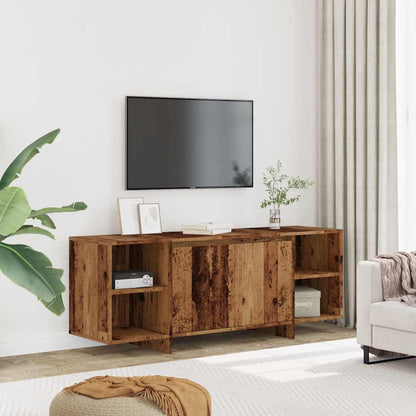 TV Cabinet Old Wood 130x35x50 cm Engineered Wood