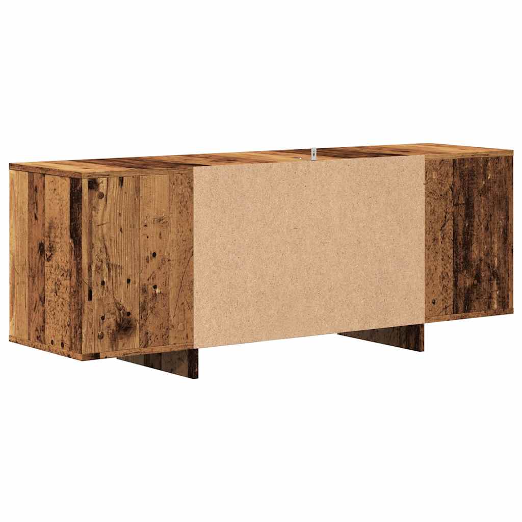 TV Cabinet Old Wood 130x35x50 cm Engineered Wood