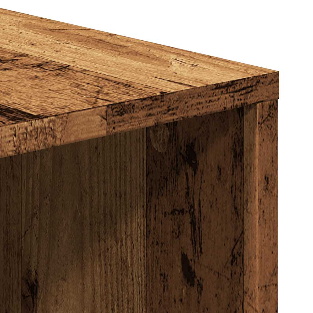 TV Cabinet Old Wood 130x35x50 cm Engineered Wood