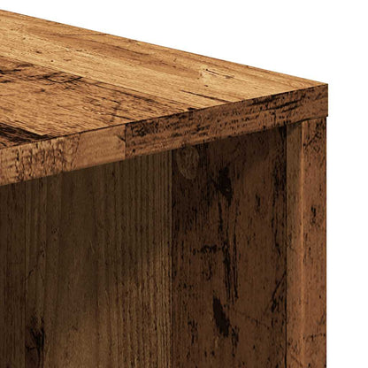 TV Cabinet Old Wood 130x35x50 cm Engineered Wood