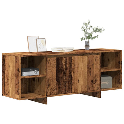 TV Cabinet Old Wood 130x35x50 cm Engineered Wood