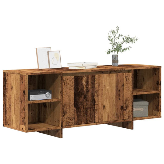 TV Cabinet Old Wood 130x35x50 cm Engineered Wood