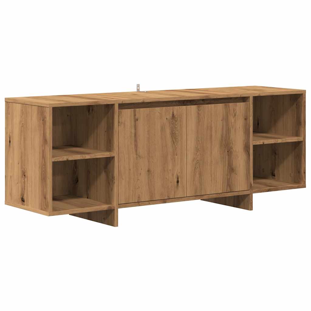TV Cabinet Artisan Oak 130x35x50 cm Engineered Wood