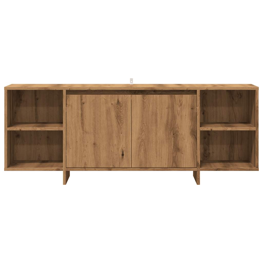 TV Cabinet Artisan Oak 130x35x50 cm Engineered Wood