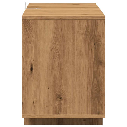 TV Cabinet Artisan Oak 130x35x50 cm Engineered Wood