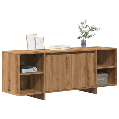 TV Cabinet Artisan Oak 130x35x50 cm Engineered Wood