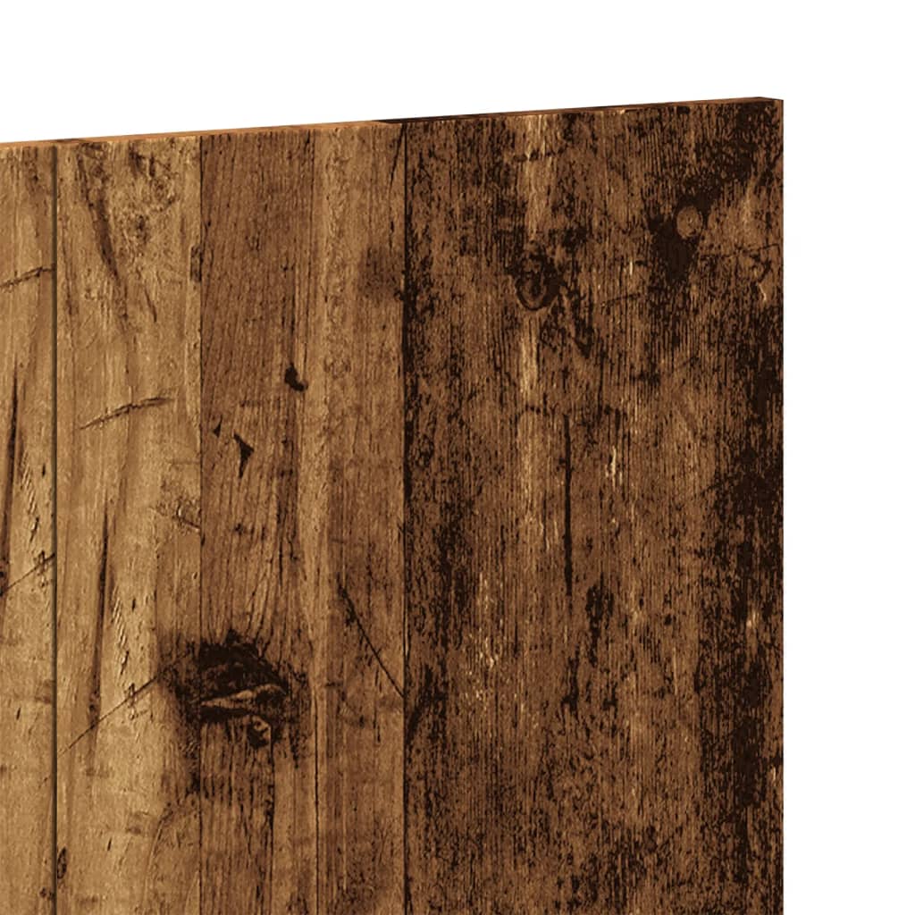 Rustic Bed Headboard - 120x1.5x80 cm in Engineered Old Wood