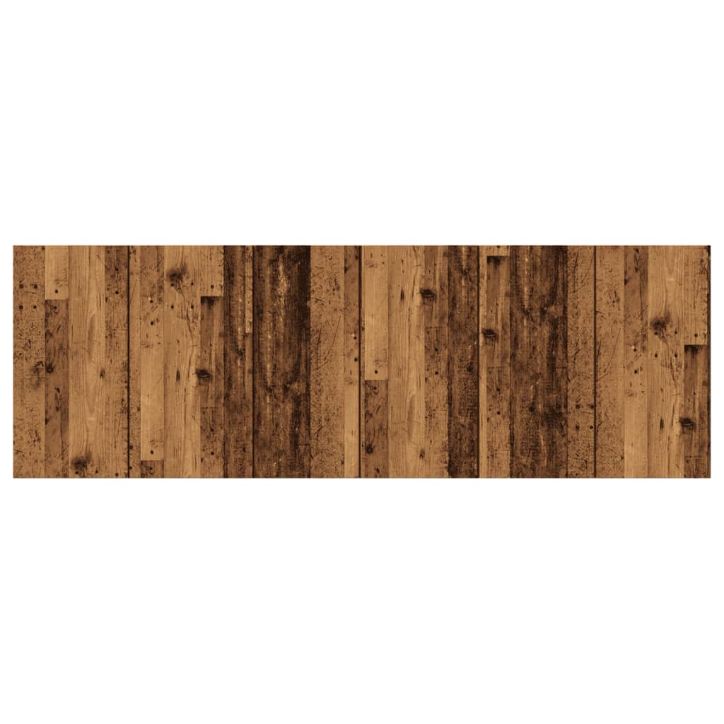Rustic Wall Headboard - Engineered Old Wood, 240x1.5x80 cm