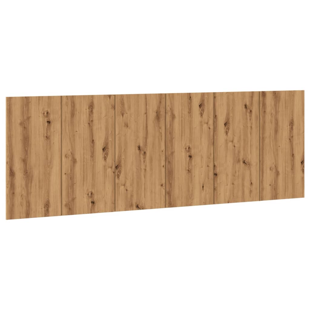 Artisan Oak Wall Headboard 240x80 cm - Engineered Wood Elegance