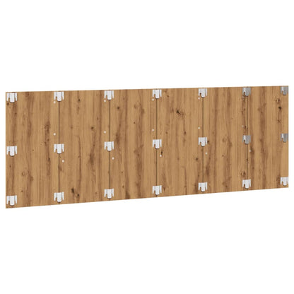 Artisan Oak Wall Headboard 240x80 cm - Engineered Wood Elegance