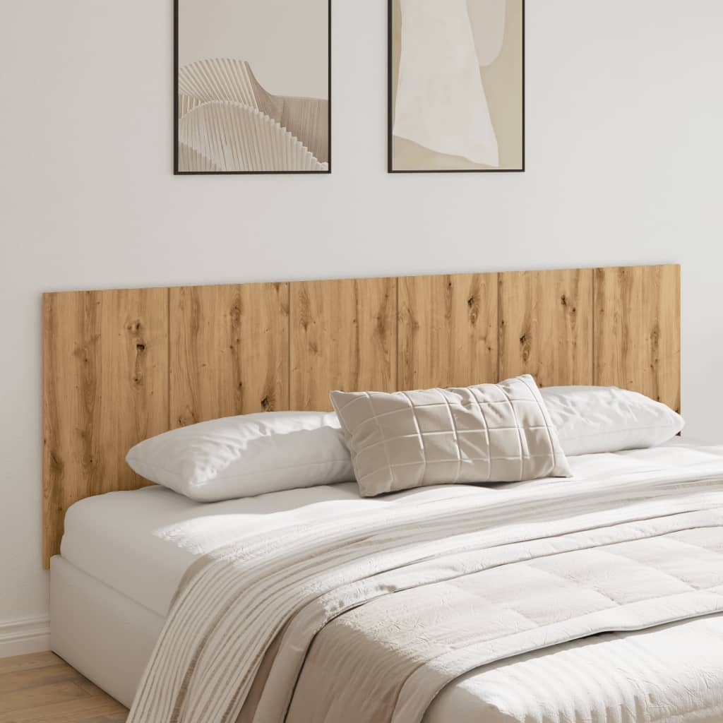 Artisan Oak Wall Headboard 240x80 cm - Engineered Wood Elegance