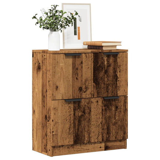 Rustic Sideboard - Old Wood Design, 60x30x70 cm - Engineered Wood