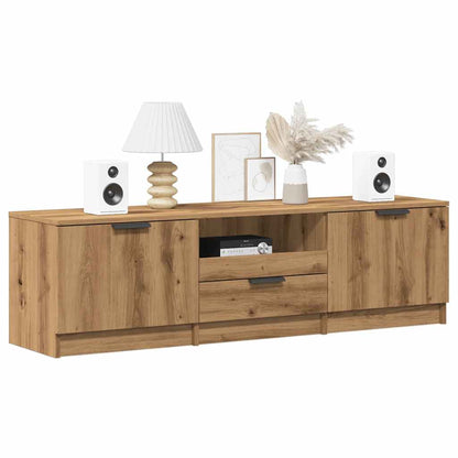 TV Cabinet Artisan Oak 140x35x40 cm Engineered Wood