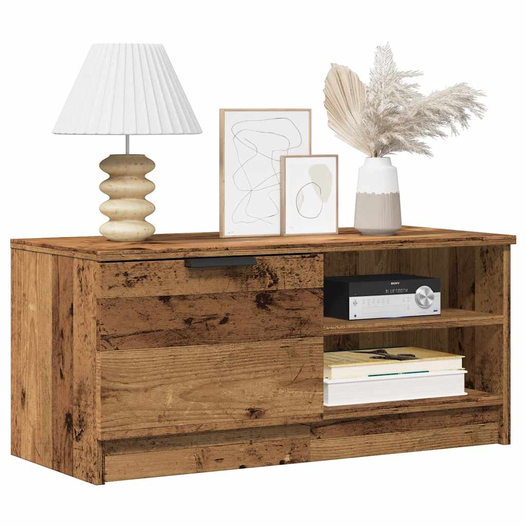 TV Cabinets 2 pcs Old Wood 80x35x36.5 cm Engineered Wood