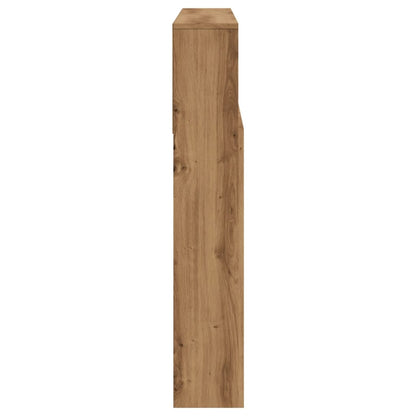 Artisian Oak Headboard Cabinet - Engineered Wood, 120x19x103.5 cm