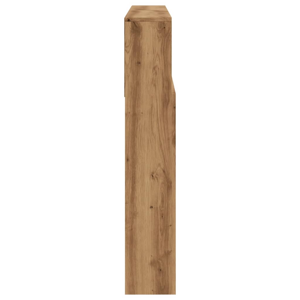 Artisan Oak Headboard Cabinet - 140x19x103.5 cm, Stylish & Durable
