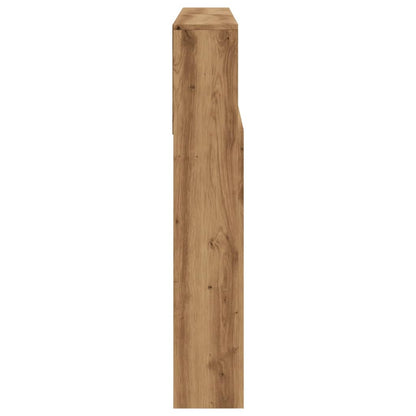 Artisan Oak Headboard Cabinet - 140x19x103.5 cm, Stylish & Durable
