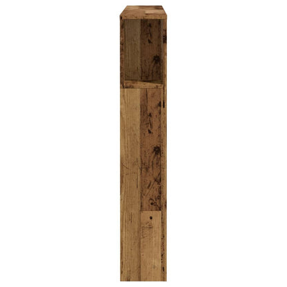 Rustic Headboard Cabinet - 120x19x104.5 cm, Engineered Wood