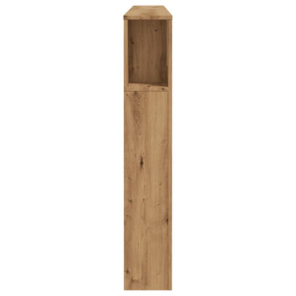 Artisian Oak Headboard Cabinet - 200x18.5x102.5 cm Engineered Wood