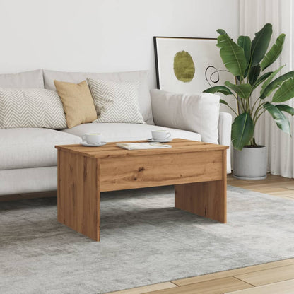 Coffee Table Artisan Oak 80x50.5x41.5 cm Engineered Wood