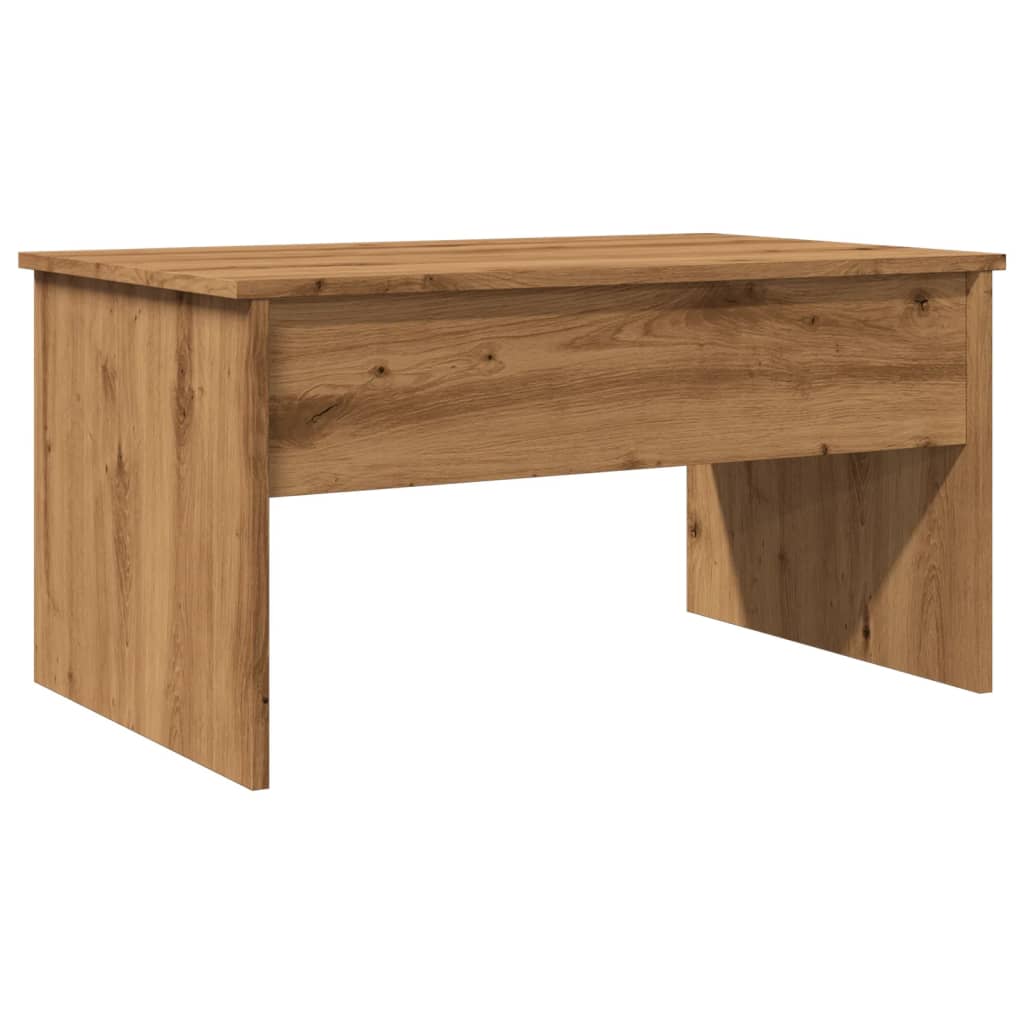 Coffee Table Artisan Oak 80x50.5x41.5 cm Engineered Wood