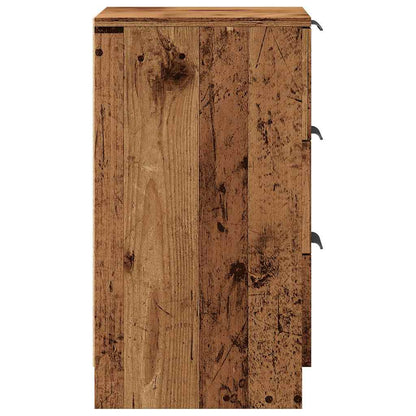 Bedside Cabinets 2 pcs Old Wood 40x36x65 cm Engineered Wood