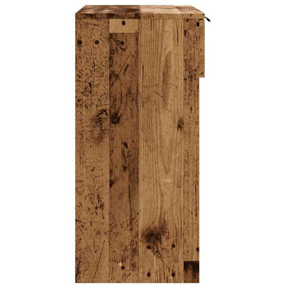 Rustic Console Table, 90x36x75 cm, Engineered Old Wood Finish