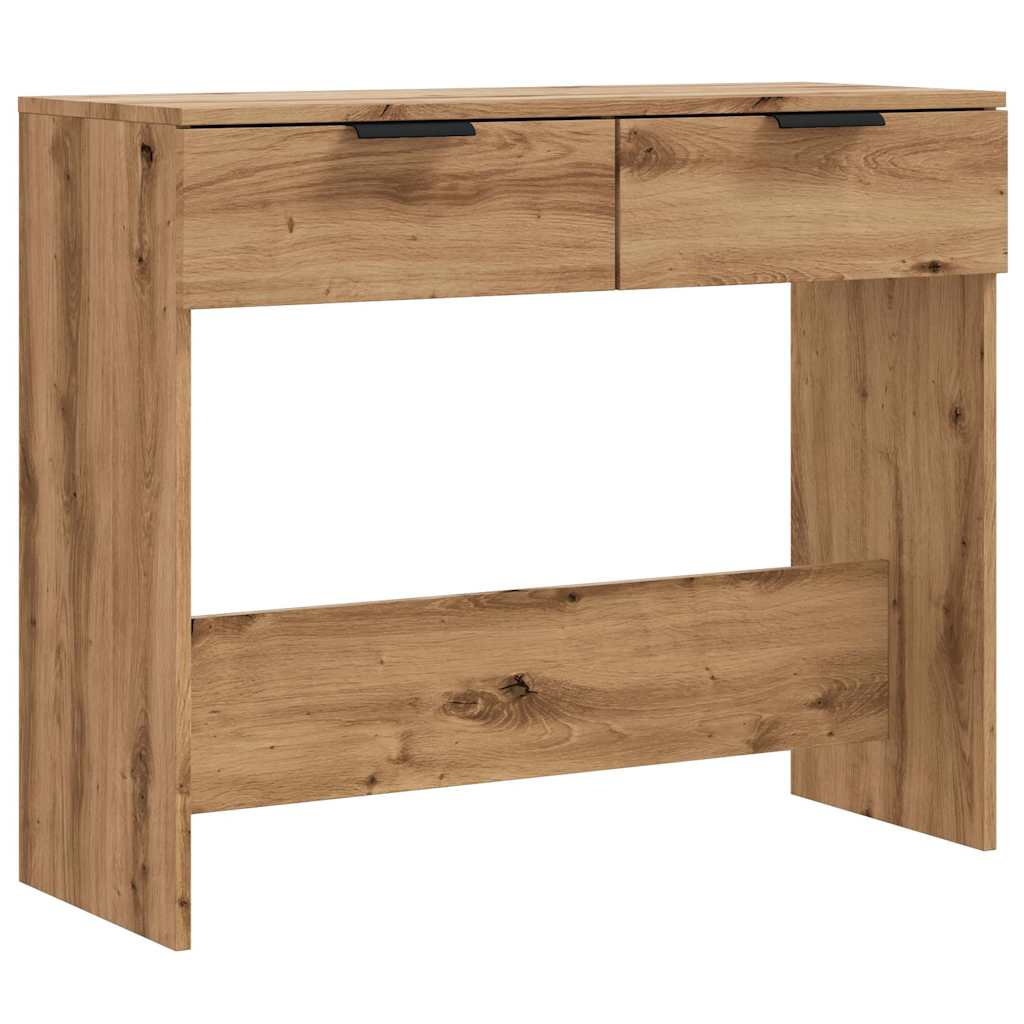 Artisan Oak Console Table 90x36x75 cm - Engineered Wood